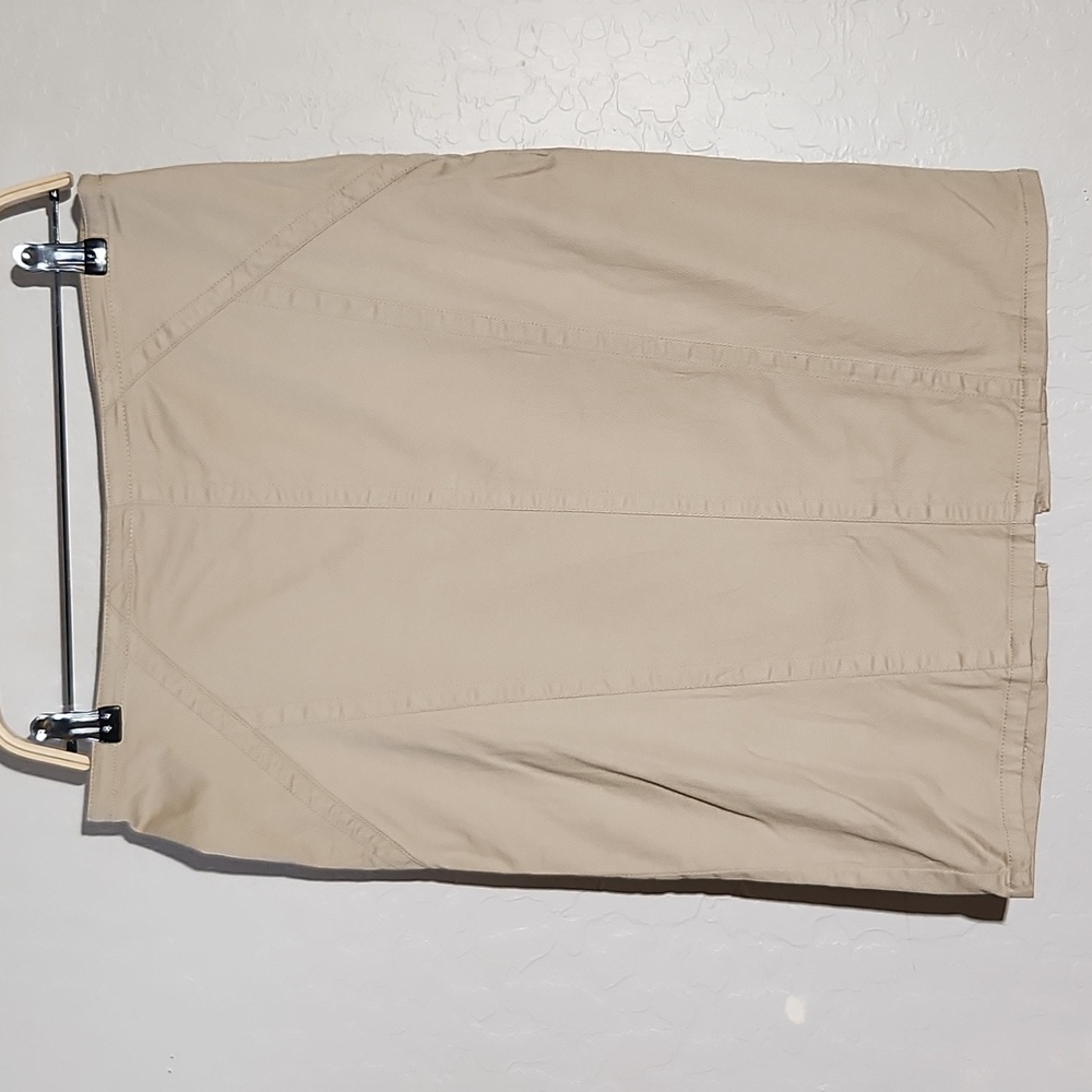 WORK TO WEEKEND 10 Tan Pencil Skirt